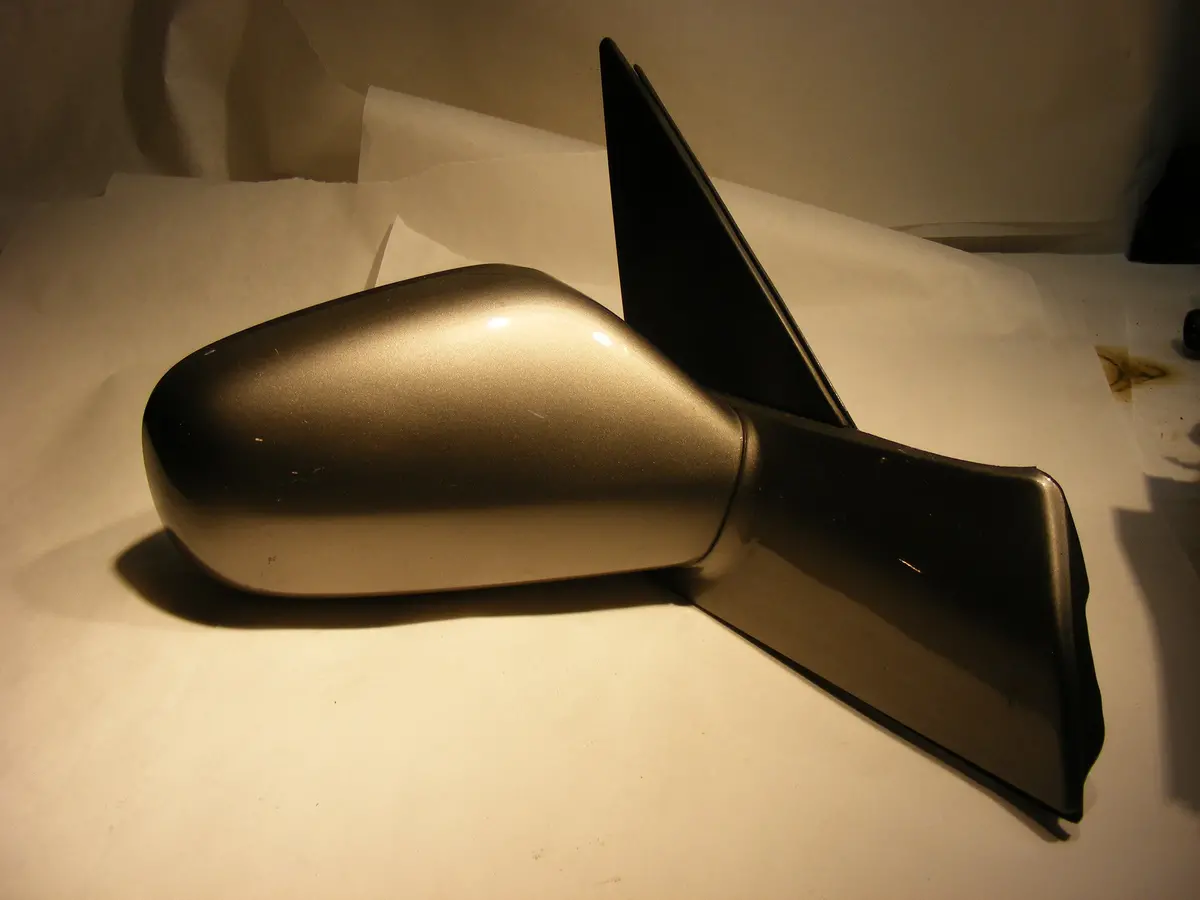 Saab 9-5 Steel Gray Rh Power Heated Passenger Side Mirror 99 00 01 02 4607677 4931275 82342845 1