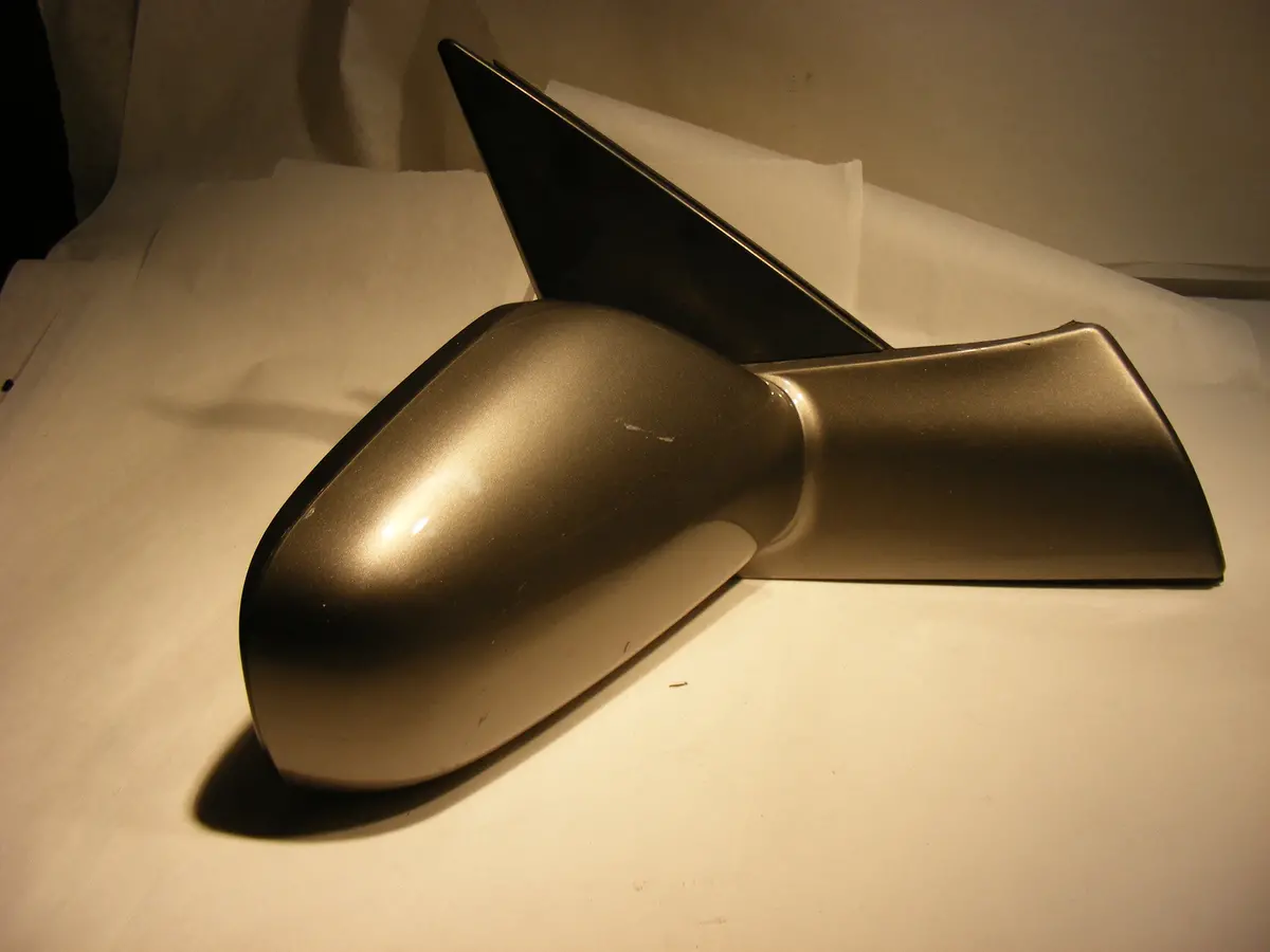 Saab 9-5 Steel Gray Rh Power Heated Passenger Side Mirror 99 00 01 02 4607677 4931275 82342845 2