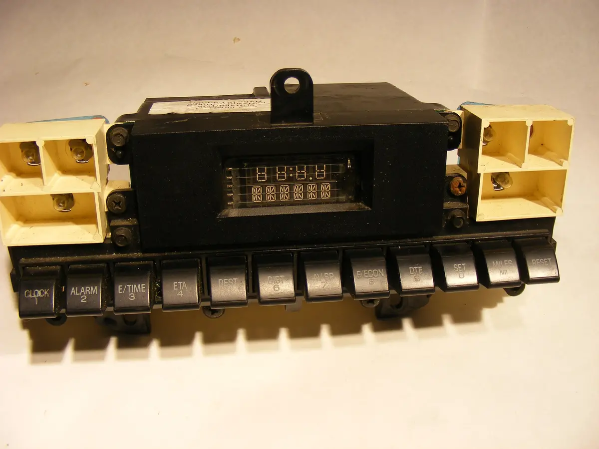 90 91 92 Lincoln Mark Vii 7 Trip Minder Tripminder Message Info Information Center Panel Display F3lf 10D929 Aa 1