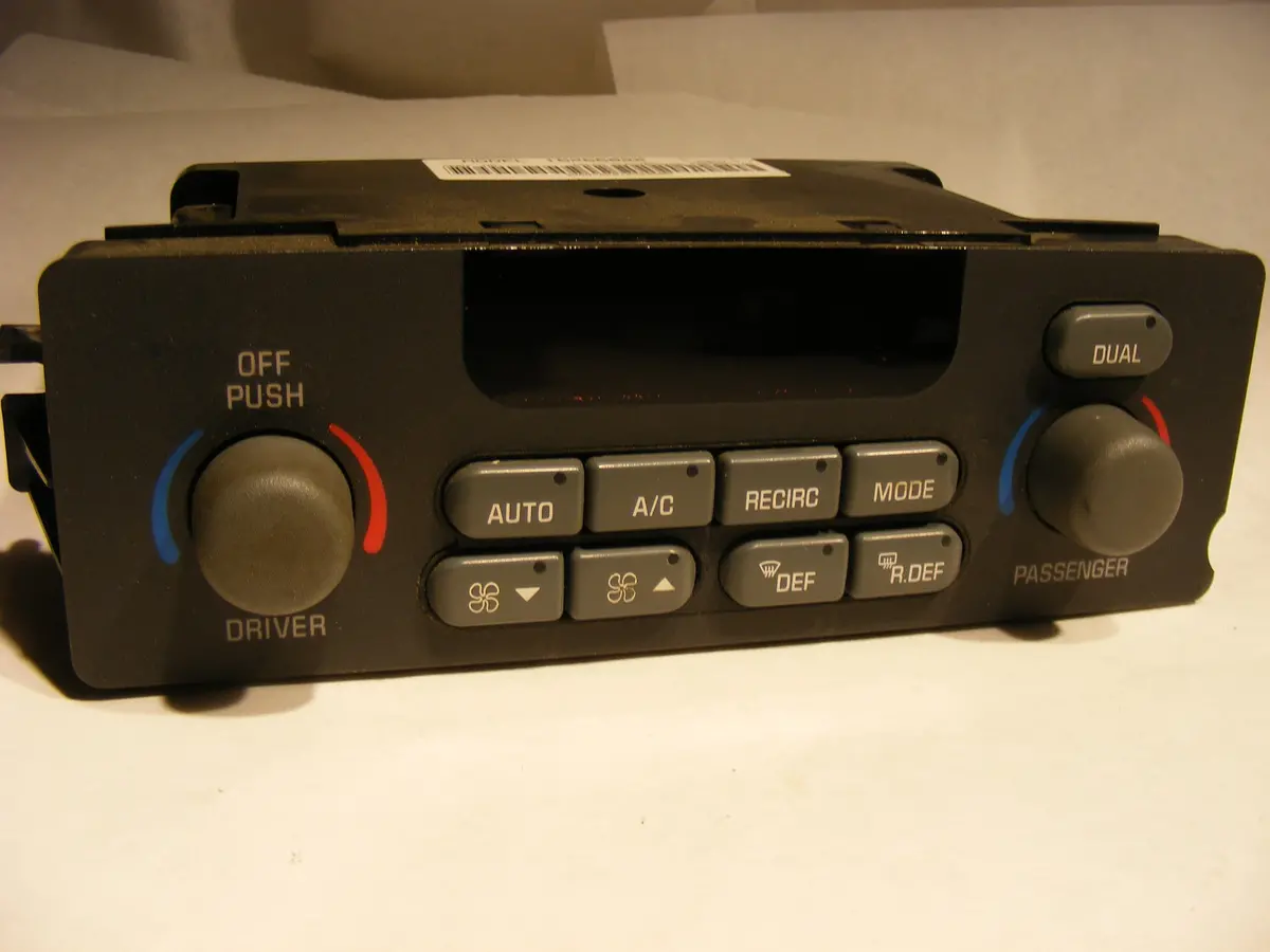 97 98 99 00 Pontiac Grand Gt Gtp Prix Digital Climate Control Panel Temperature Ac 16266022  Opt Cj2 1