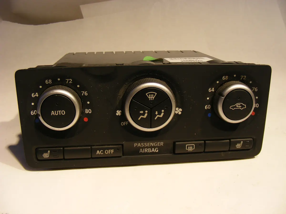 Saab 9-5 Acc Heater Climate Control Panel Display 2006 2007 2008 2009 Acc With Heated Seats 12779301 12768928 12768166 1