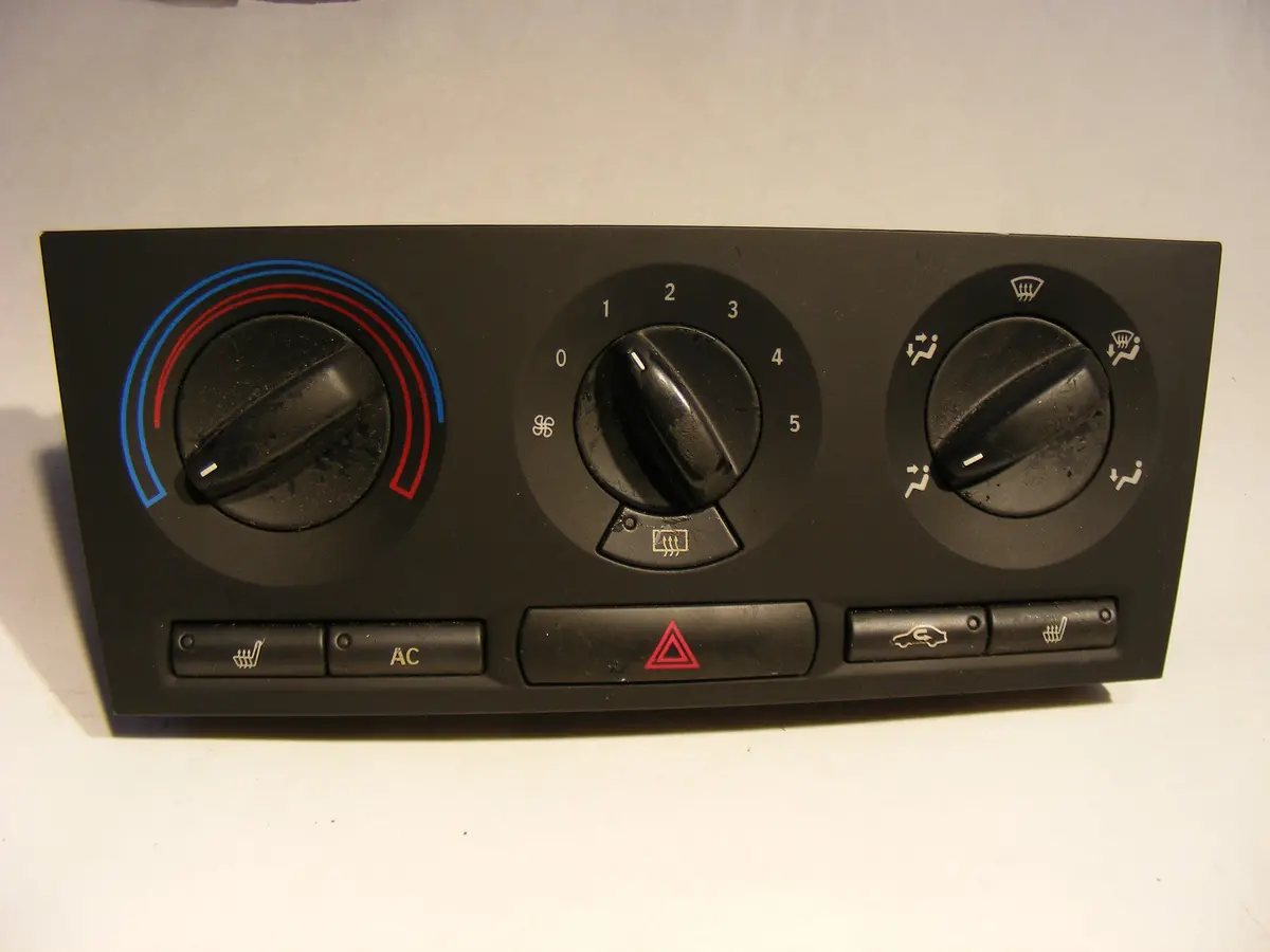 Saab 9-3 Mcc Manual Heater Climate Control Panel 2003 2004 2005 2006 Acc With Heated Seats 12767391 12799492 1
