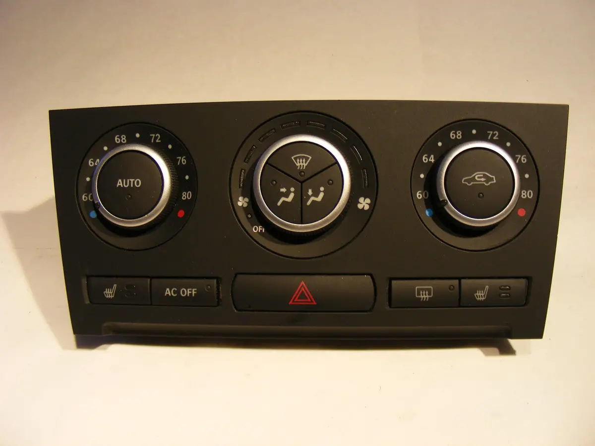 Saab 9-3 Acc Heater Climate Control Panel Display 2007 2008 2009 2010 2011 Acc With Heated Seats 12772894 1