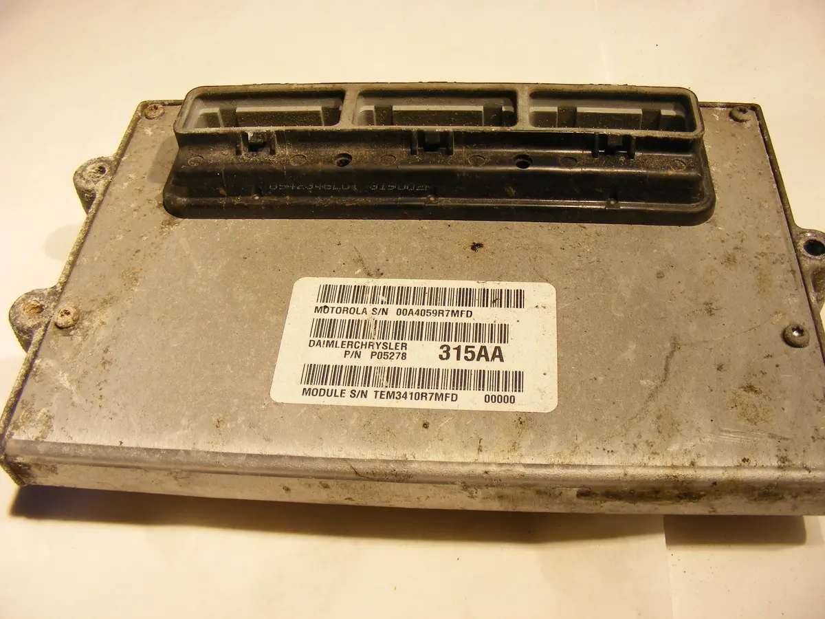 97 Dodge Dakota Pickup Truck V6 3.9 At Ecu Ecm Computer 05278315Aa Engine Control P05278315aa 05278315 1