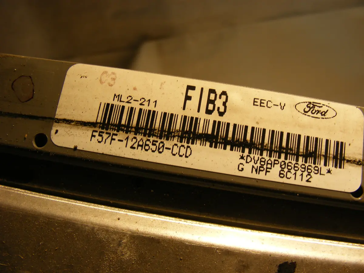F57f 12A650 Ccd Ford Ranger Mazda B2300 2.3L At Ecm Engine Computer Module Ecu 95-96 2
