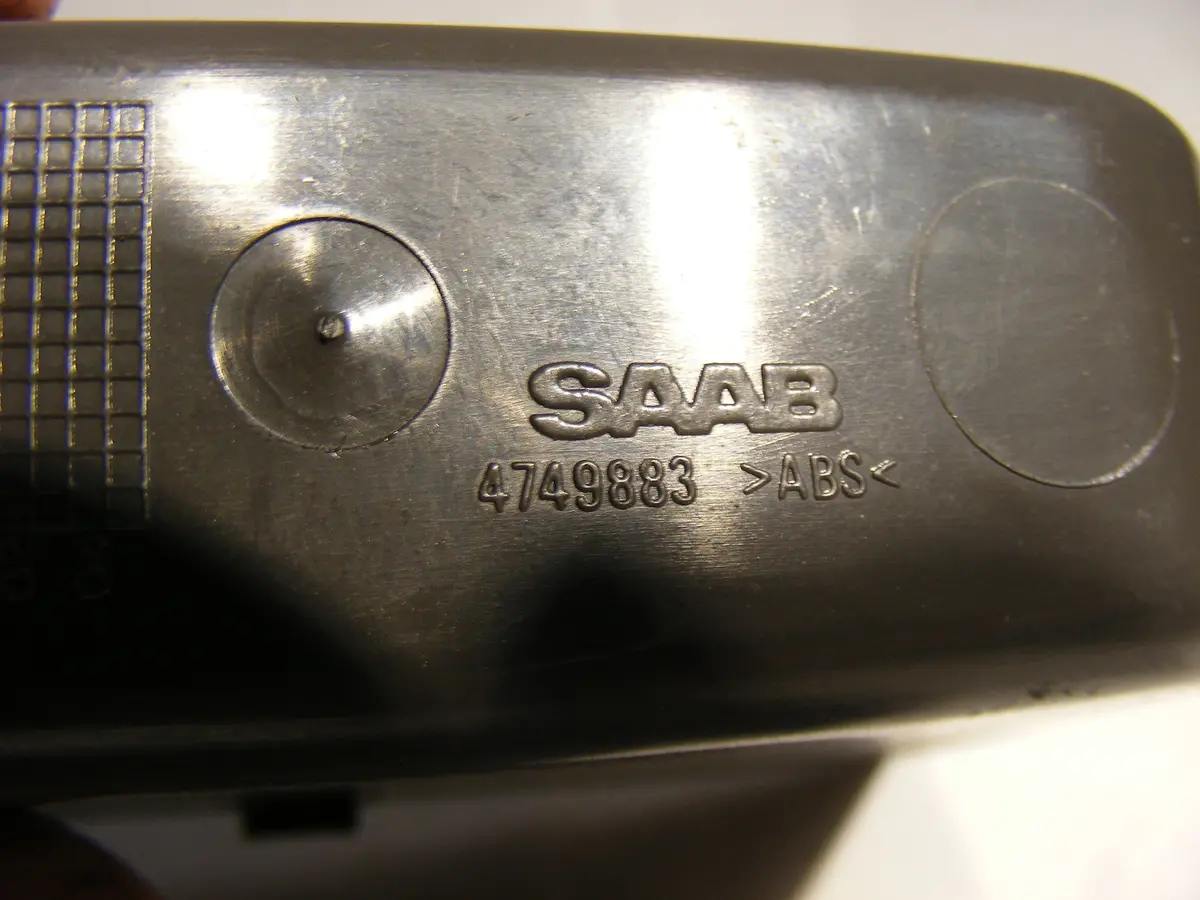 98-05 Saab 9-5 Oem Dash Coin Cubby Compartment Tray Storage Insert Gray 4749883 2