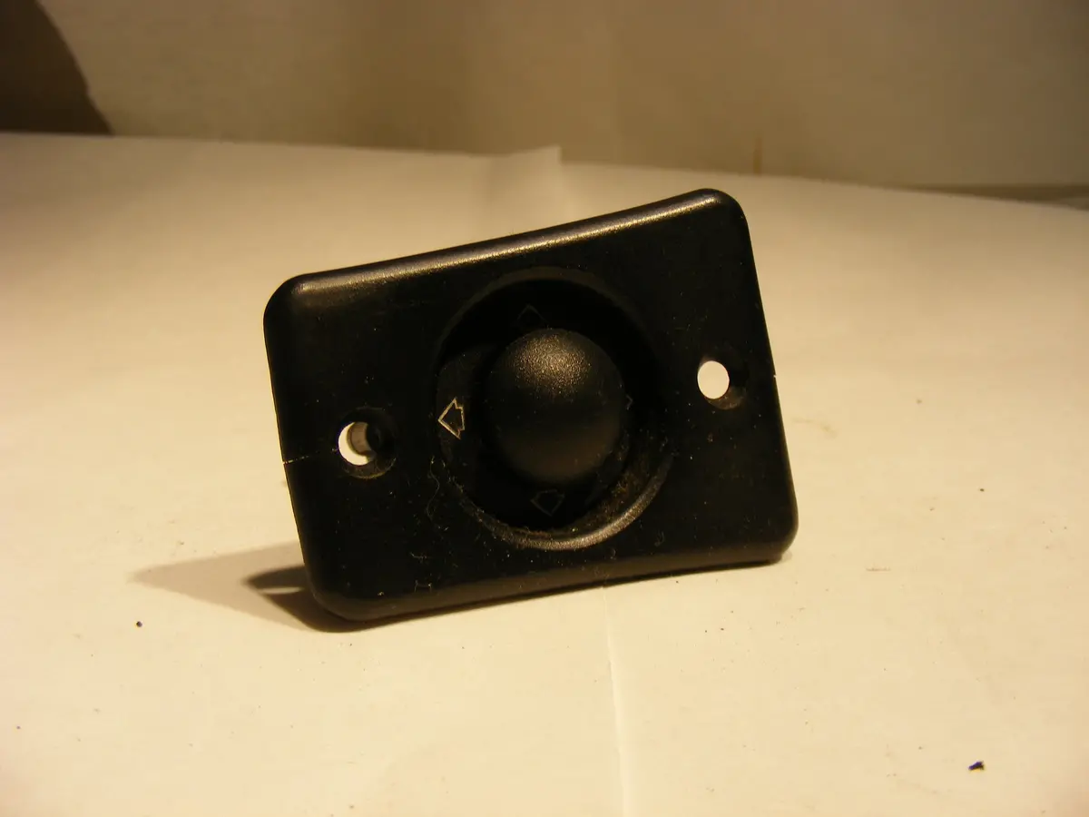 Porsche 944 924 924S Early 82 83 84 85 Mirror Power Switch + Trim Bezel 477867181 1