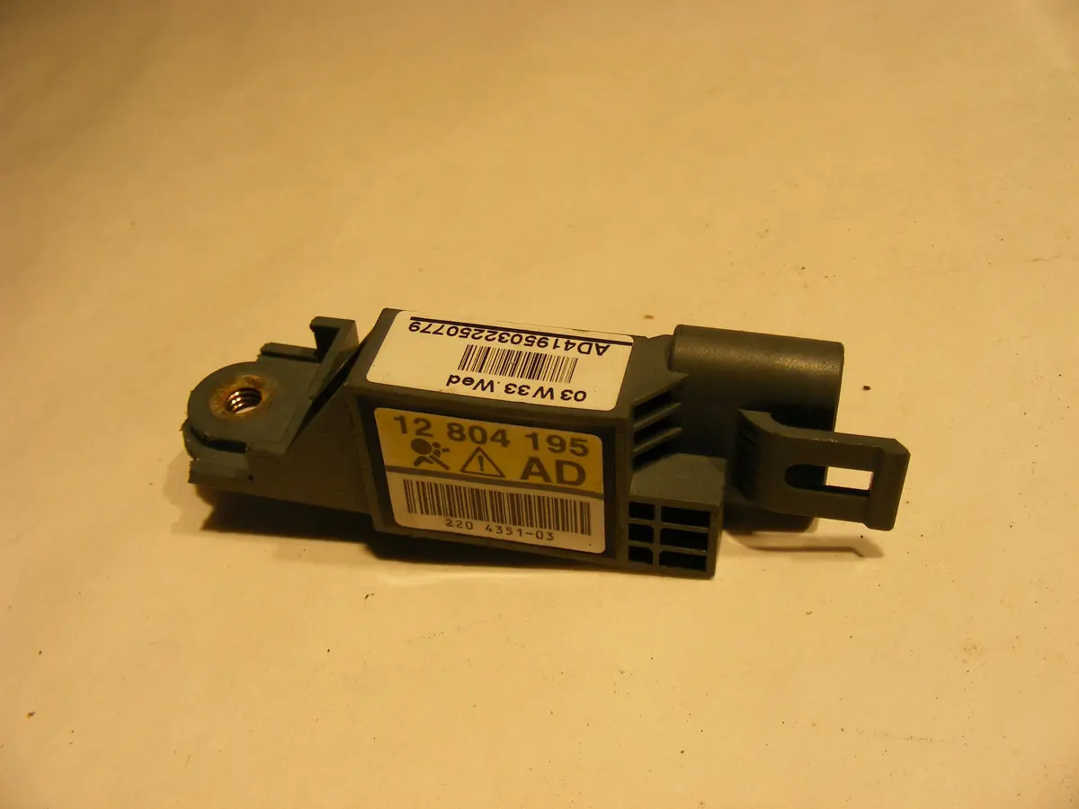 03 04 05 06 07 Saab 9-3 System Air Bag Crash Impact Sensor 12804195 12772217 1