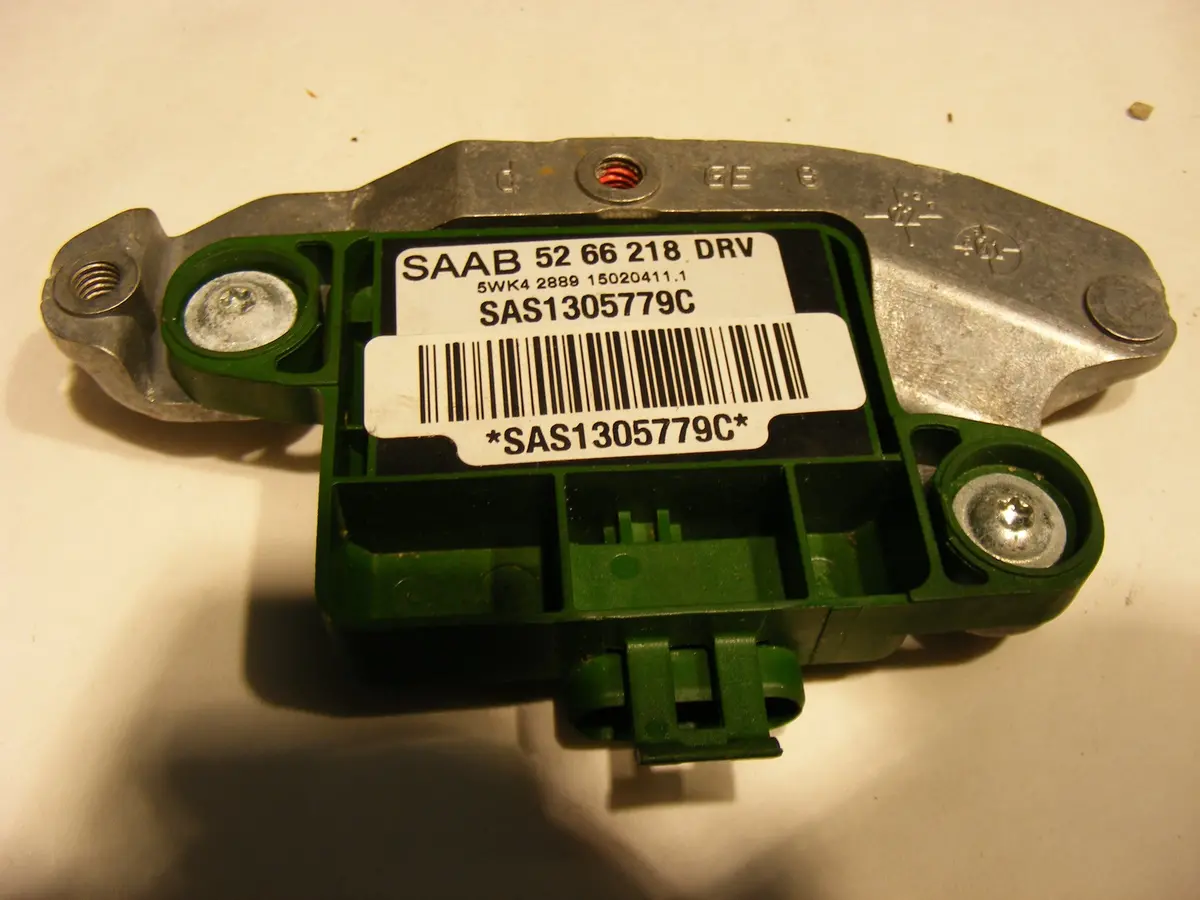02-05 Saab 9-5 Left Driver Front Door Air Bag Airbag Crash Sensor 5266218 Side Impact 1