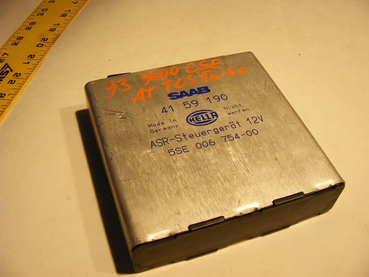 90 91 92 93 Saab 9000 4159190 5Se006754-00 Abs Tcs Asr Ets Control Unit Asr-Steuergerat 1