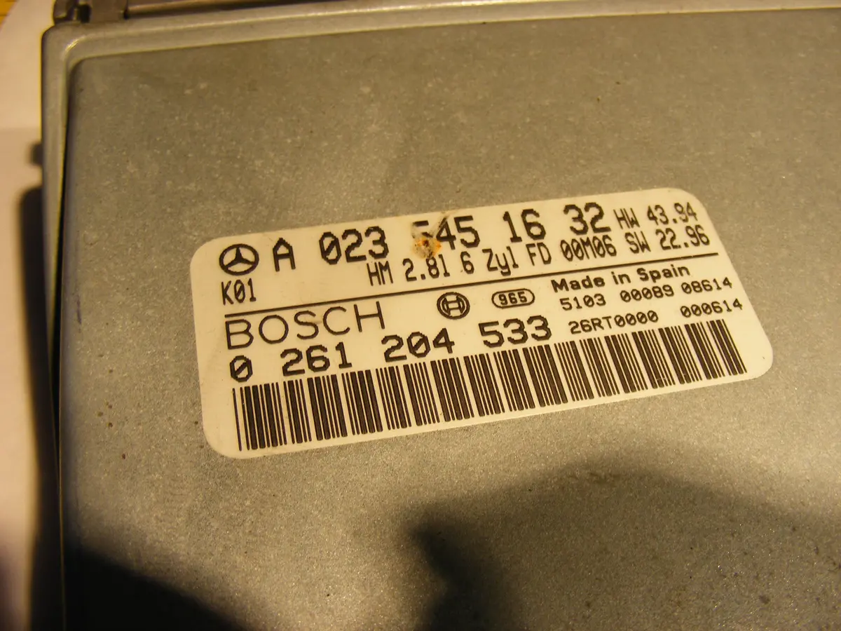 Mercedes W202 C280 M104 0235451632 Engine Ecu Ecm Computer 1994 1995 1996 2