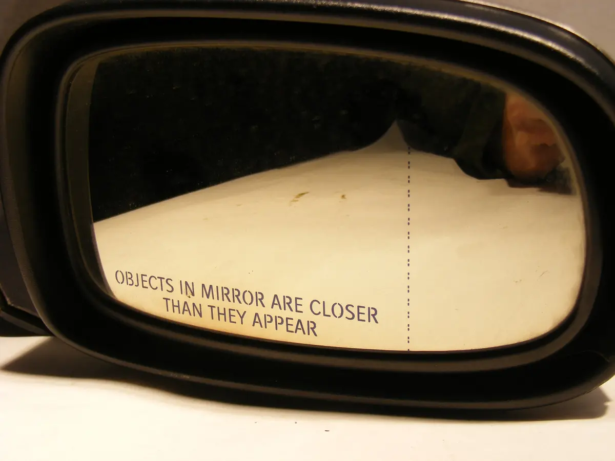 Saab 9-5 Steel Gray Rh Power Heated Auto-Dimming Passenger Side Mirror 03 04 05 06 07 08 09 1