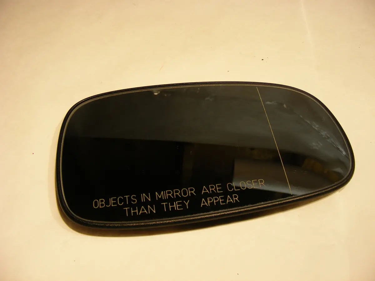 12795610 Saab 9-3 Sport Sedan / Wagon Rh Exterior Door Mirror Glass 03 04 05 06 07 08 09 1