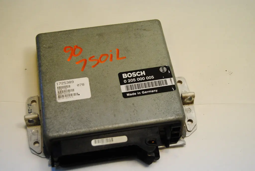 Bmw 750Il V12 E32 Eml Ecu Ecm Throttle Computer 0205000005 / 1725389 1
