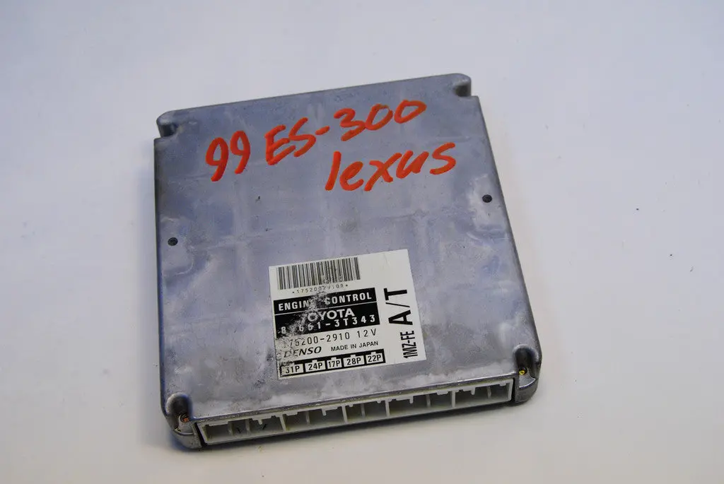 Lexus Es300 / Toyota Camry 98 1998 Engine Ecu Ecm Pcm Engine Control Computer 89661 3T343 Denso 1