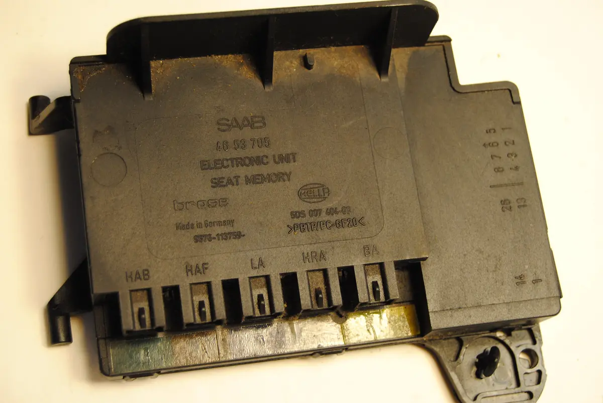 Saab 9000 / 900 Power Memory Seat Electronic Control Unit Ecu Computer Brose 4653705 5Ds00740400 1