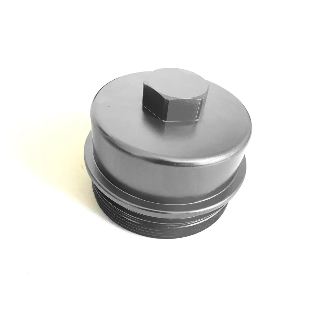 Ford Powerstroke 6.4L  -  Billet Fuel Filter Cap (2008-2010) 1