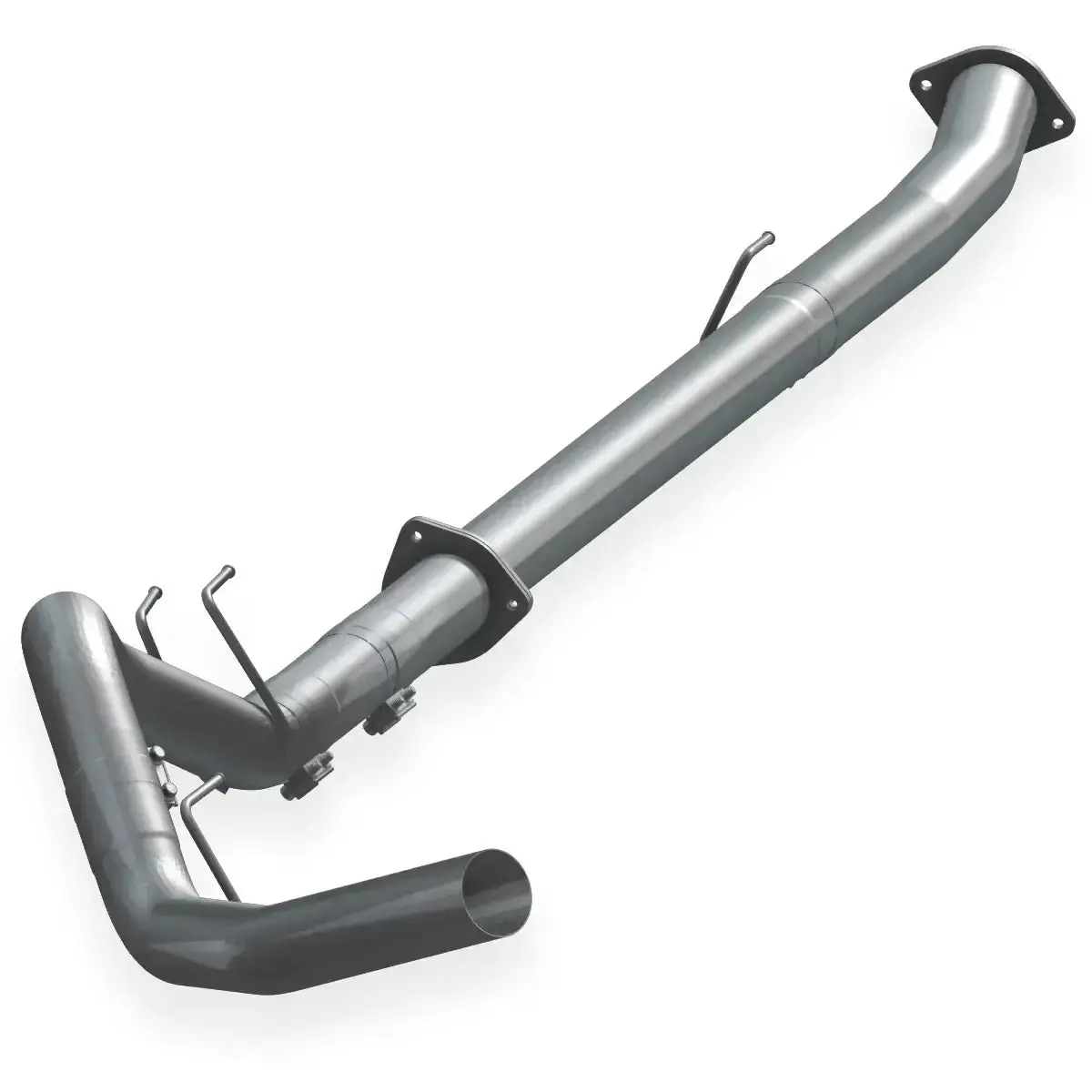Ford Powerstroke 6.7L - 4" Downpipe Back Stainless Steel Exhaust System (2011-2024) 1