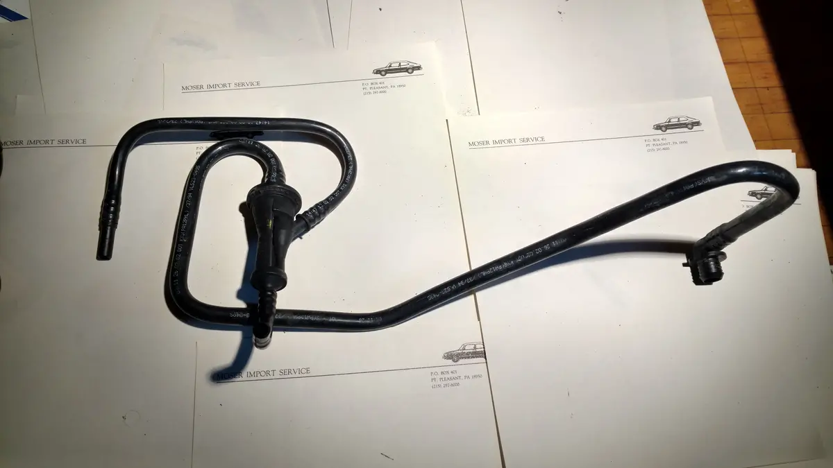 Saab 9-5 Plastic Brake Booster To Manifold Vacuum Hose 5230495 1