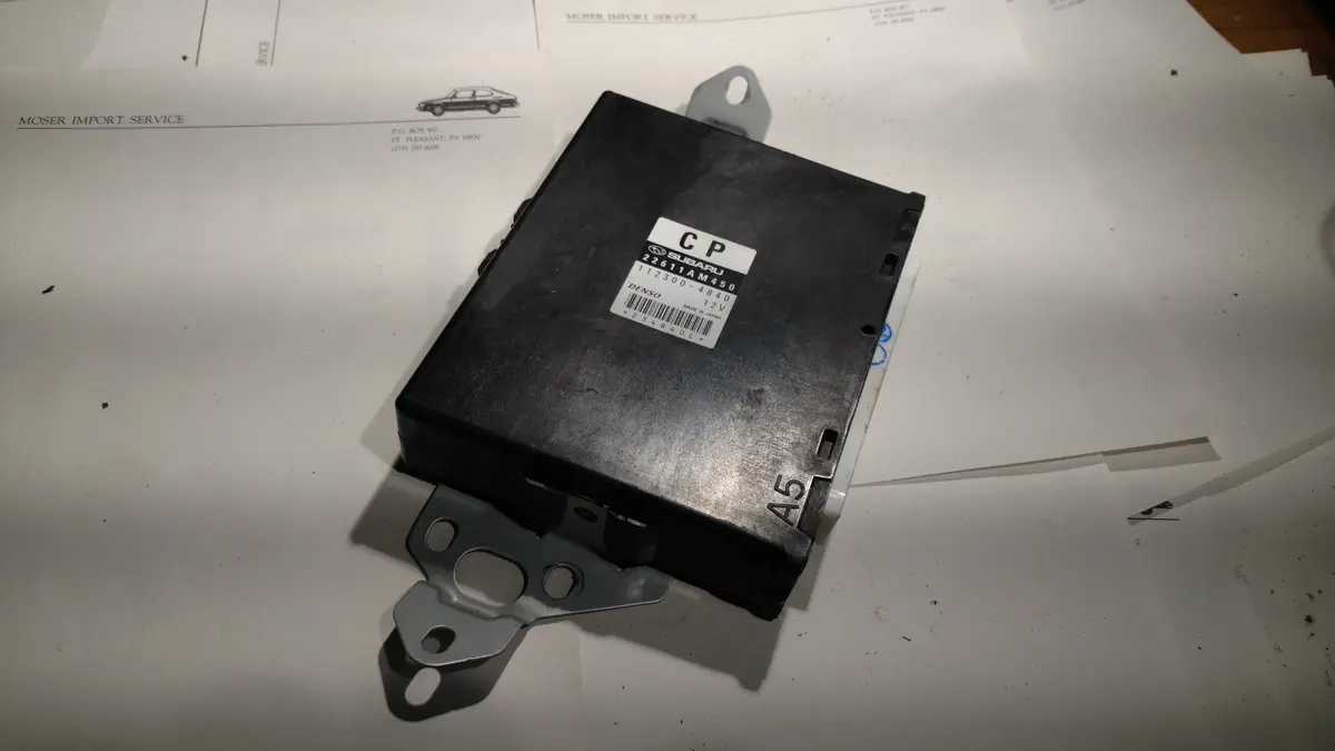 2007 Subaru Impreza 2.5L Sohc Mt Engine Computer Control Ecu Ecm Oem 22611Am450 1