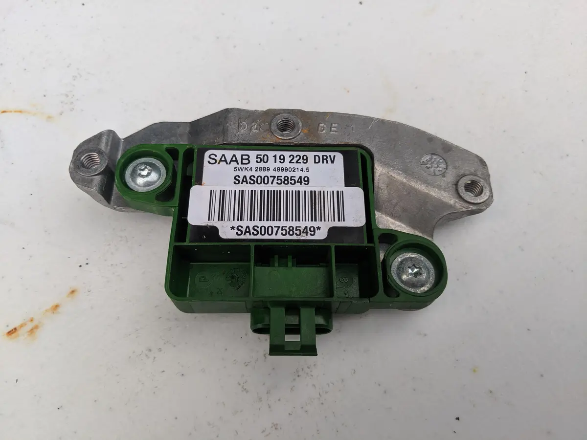 02-05 Saab 9-5 Left Driver Front Door Air Bag Airbag Crash Sensor 5019229 Side Impact 1