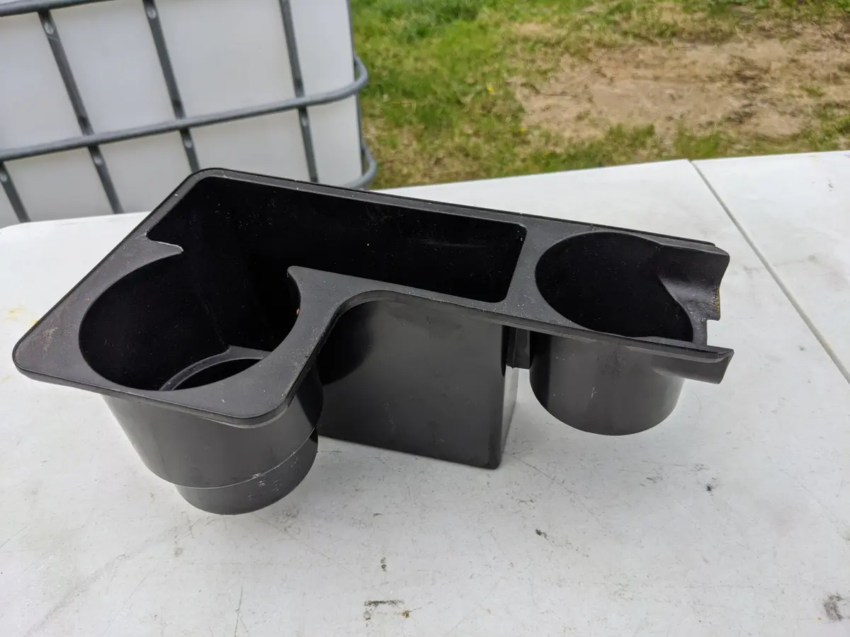 Saab 9000 Center Console Storage Tray Cubby Dual Cup Holder 4708434 1