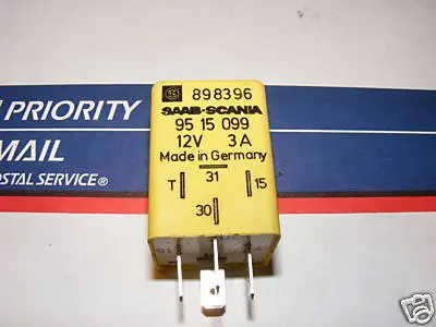 Saab 9000 / 900 Interior Light Timer Relay 89 83 96  /  898396 95 15 099 / 9515099 1