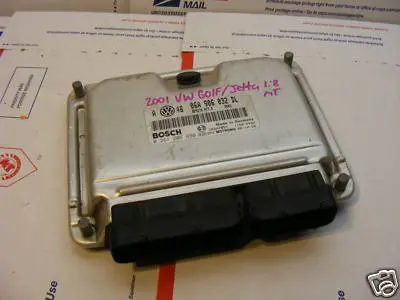 Vw Golf Jetta 2001 Ecu Ecm Engine  Computer 06A906032dl 0261206890  Bosch 1
