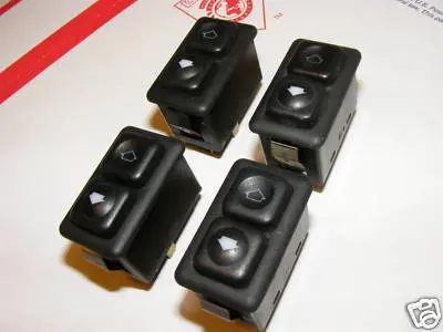 4 Bmw Lighted Power Window Switches E23 E24 E28 E30 635Csi 633Csi 325I 318I 528E 535Is 735I 733I 1
