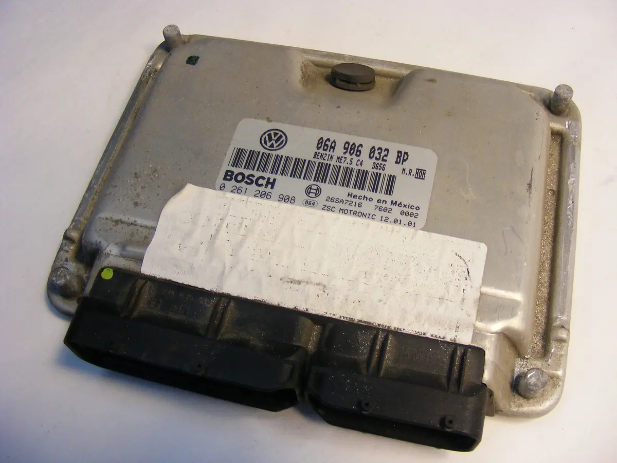 Vw Golf Jetta 2001 Ecu Ecm Engine Computer 06A906032bp 0261206908 Bosch 1