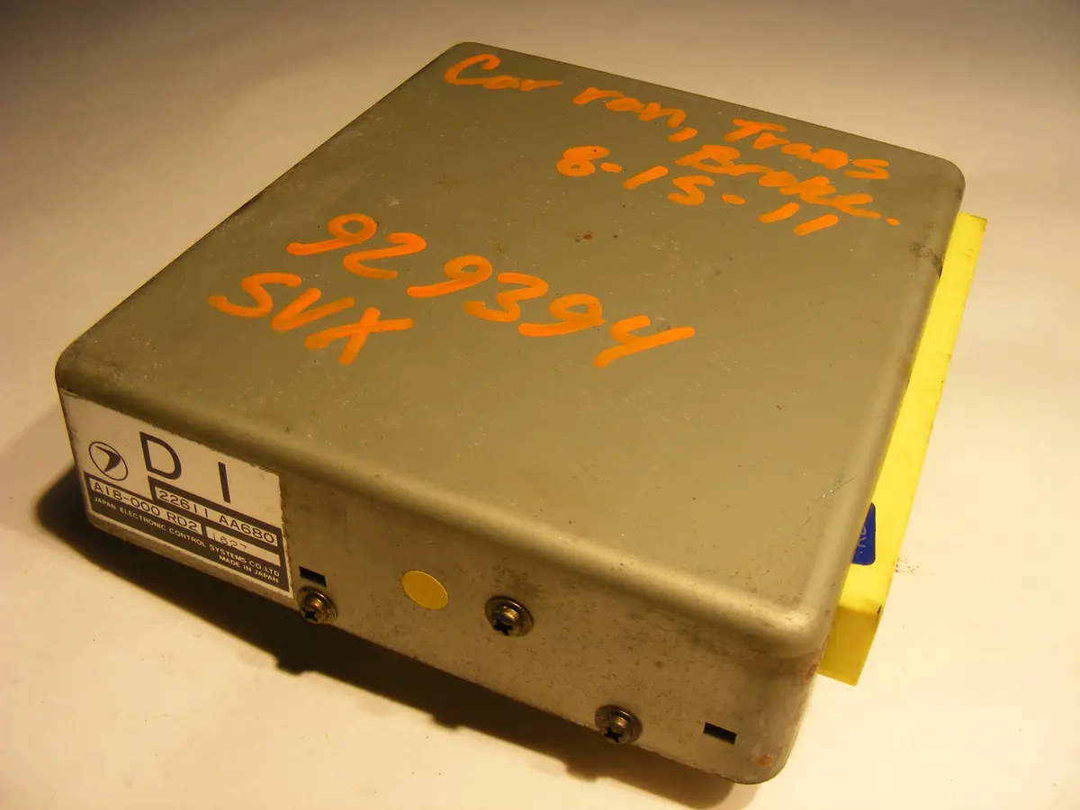 Subaru Svx 3.3 H6 92 93 94 1992 Ecu Ecm Engine Computer 22611 Aa680 / A18 000 Rd2 1