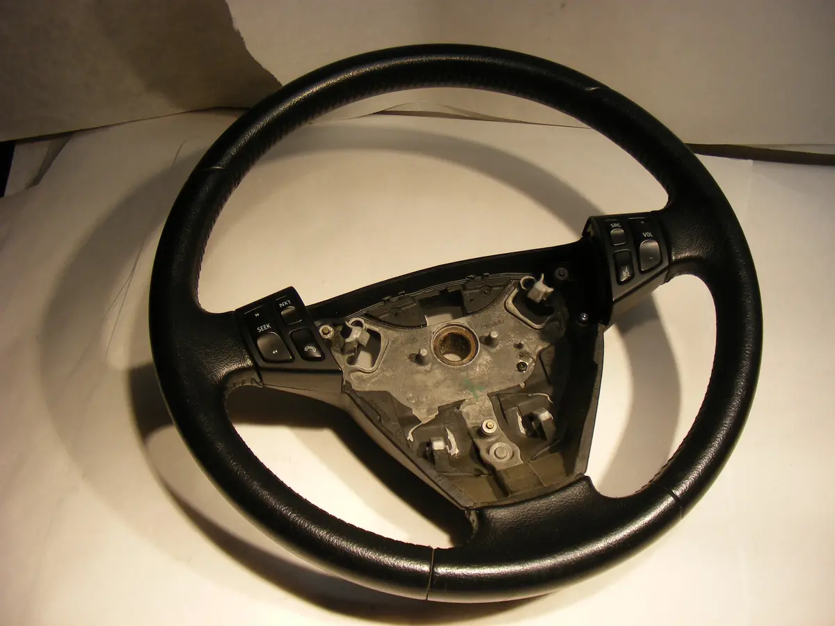 Saab 9-3 Steering Wheel Leather Wrapped 12796742 03 04 05 1