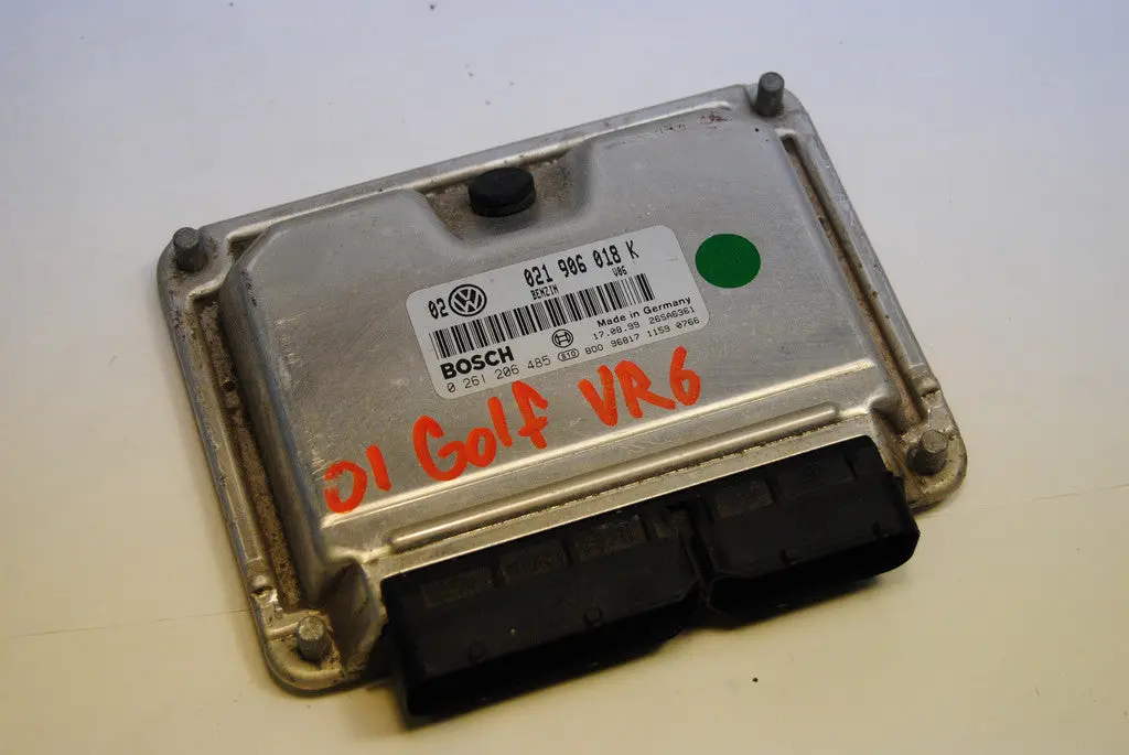Vw Golf Jetta 00-01 Bosch Engine Ecm Ecu Computer Vr6 021906018K 0261206485 1