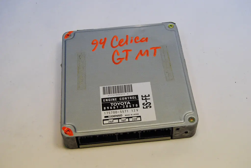 Toyota Celica Gt 94-95 2200 Computer Engine Ecu Ecm 89661 2B670 1