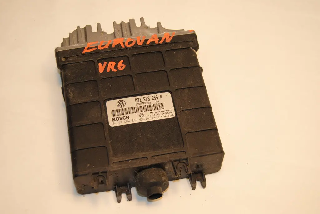Vw Volkswagen Eurovan Vr6 Ecu Ecm Engine Computer 021906259P / 0261204847 1