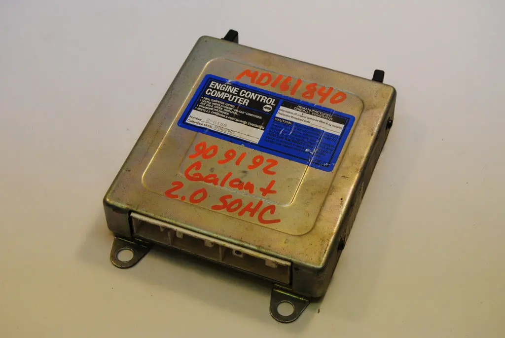 Mitsubishi Galant 90 91 92 Ecu Ecm Engine Control Computer Md161840 726188 1