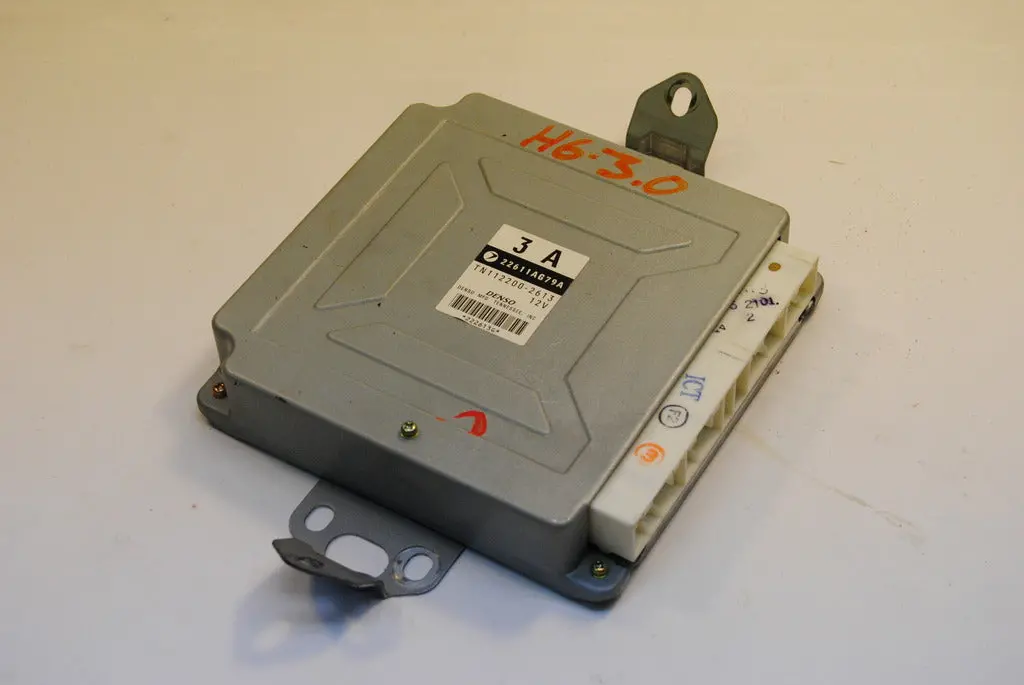 Subaru Legacy Outback H6-3.0 02 2002 Ecu Ecm Engine Computer 22611 Ag79a Tn112200-2613 1