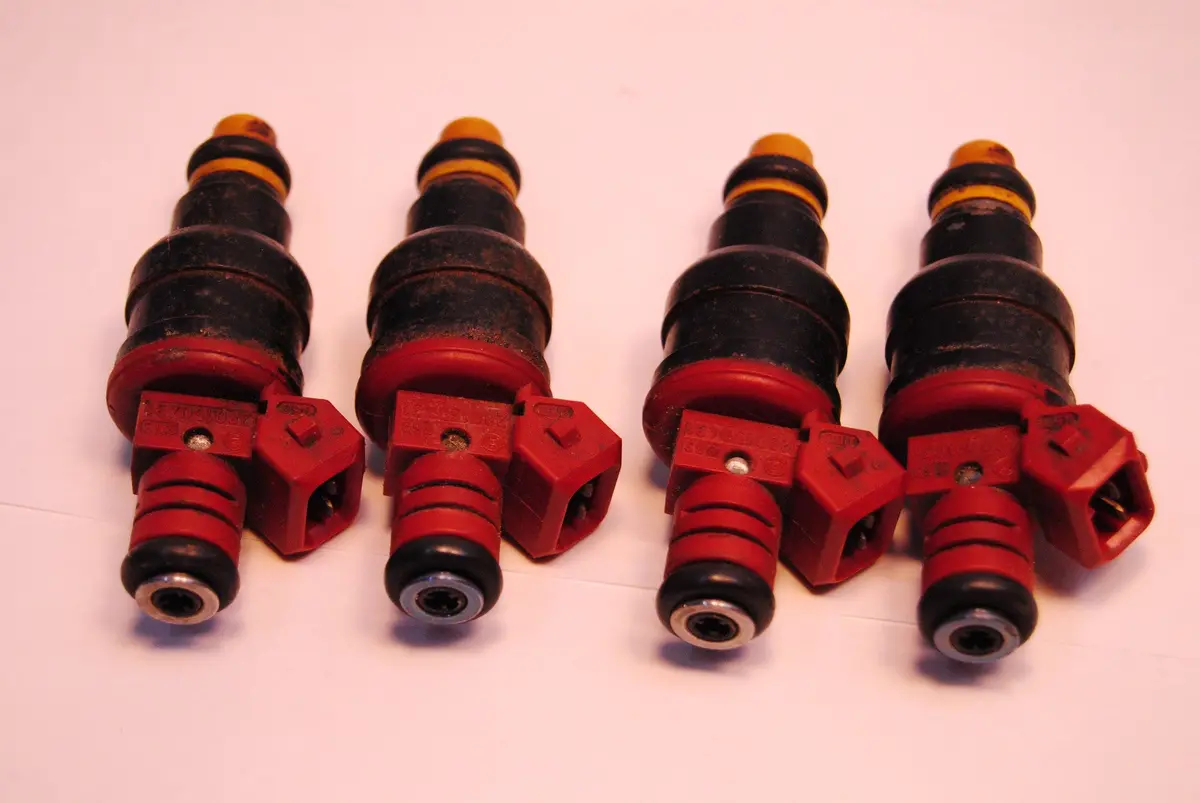 Saab 9-3 900 9000 Trionic 5 Bosch Red 36# Fuel Injectors - Set Of 4 0280150431 350Cc Injector Set 1