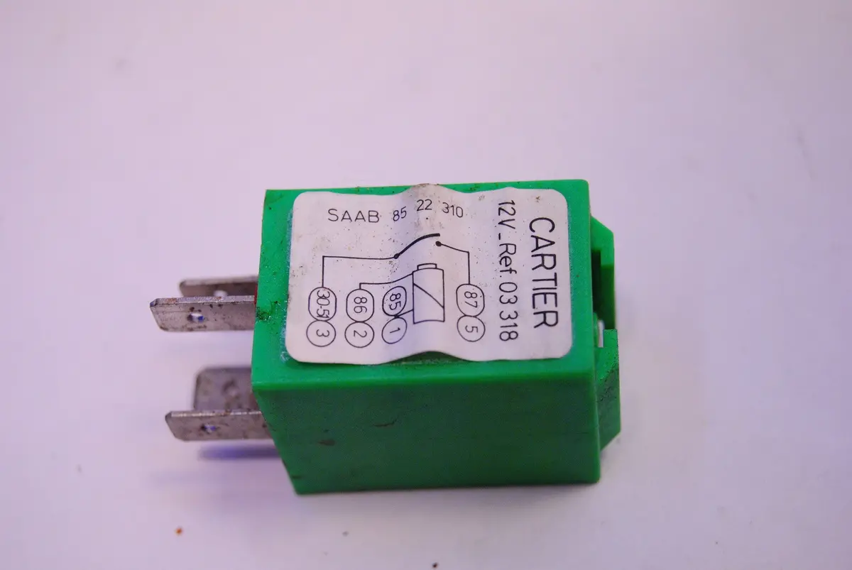 Saab 85 22 310 8522310 9-5 9-3 900 9000 Multi Purpose Relay Hella / Cartier 4Ra003510-06 / 4Ra00351006 1