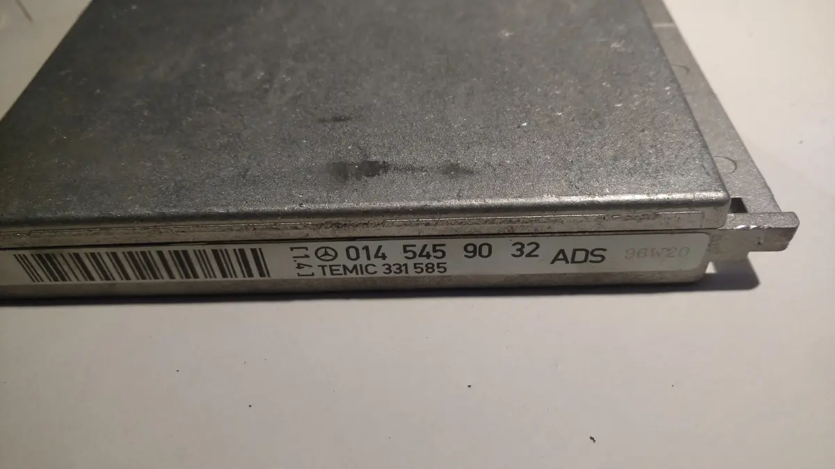 Mercedes R129 Sl600 12Cyl W140 S600 Temic Ads Ecu Control Computer 0145459032 Unit 1